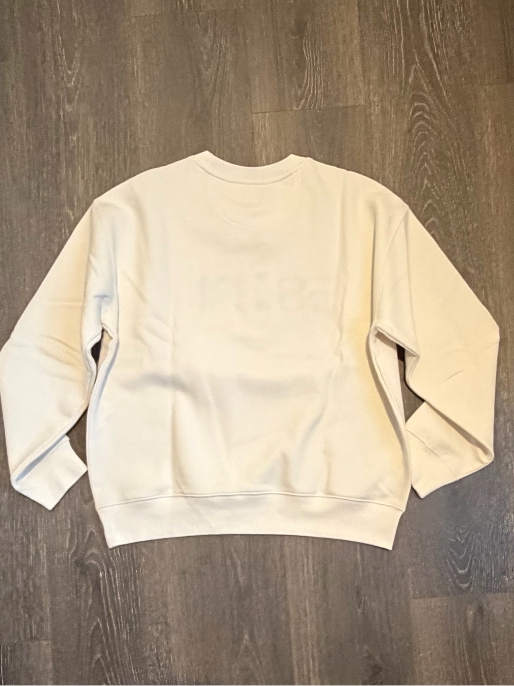 Esprit Crewneck Sweatshirt White Retro Logo NWT Size Small 80s Style - Picture 3 of 6